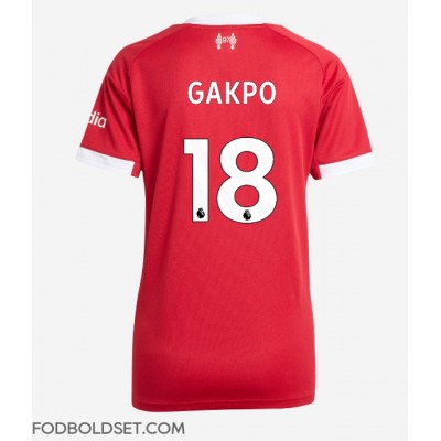 Liverpool Cody Gakpo #18 Hjemmebanetrøje Dame 2025-26 Kortærmet Liverpool Cody Gakpo #18 Hjemmebanetrøje Dame 2025-26 Kortærmet